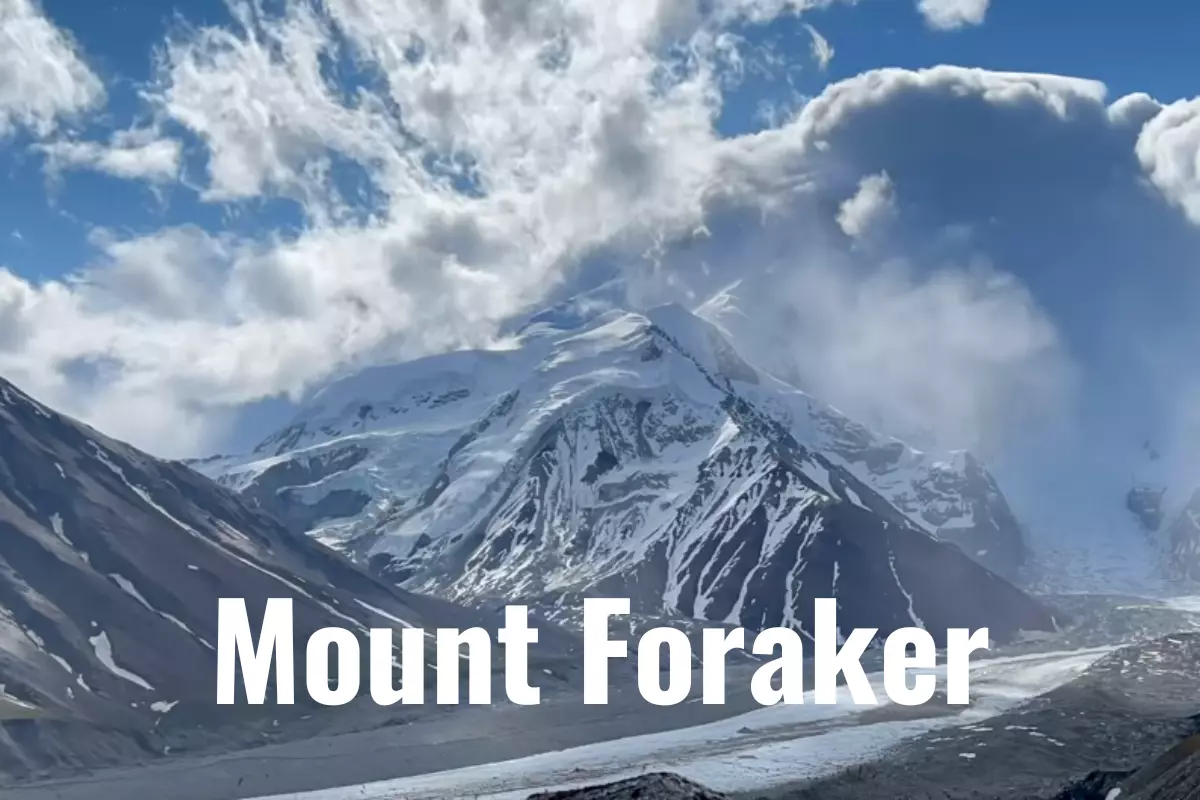 Mount Foraker, the third tallest mountain at 5,304 meters