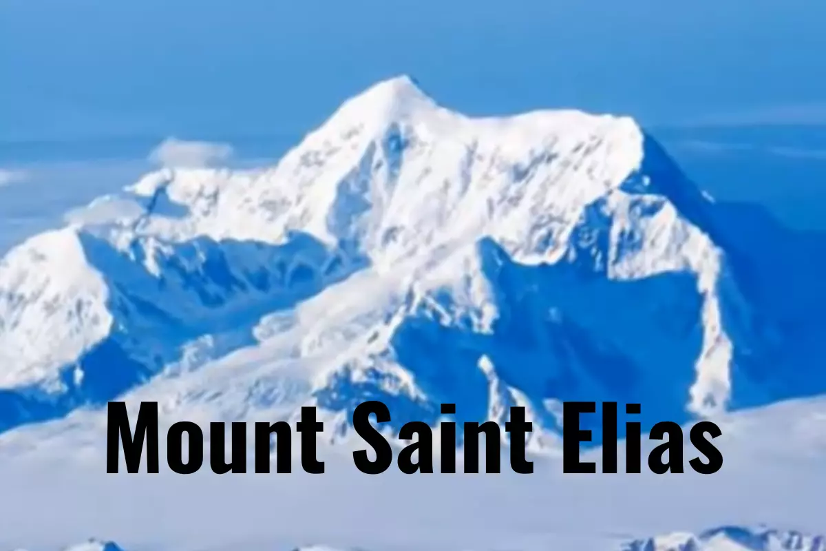 The tallest of the Saint Elias Mountains is Mount Saint Elias