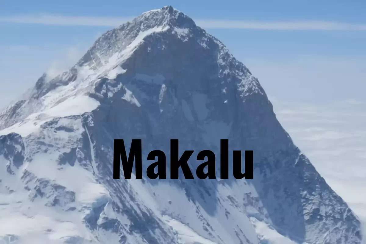 Makalu is one of the world's very tall mountains