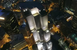 How tall is Georgia Pacific Tower?