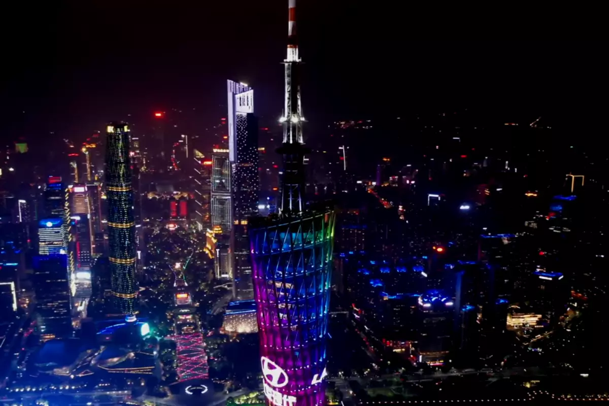 The world's tallest TV tower is the Canton Tower